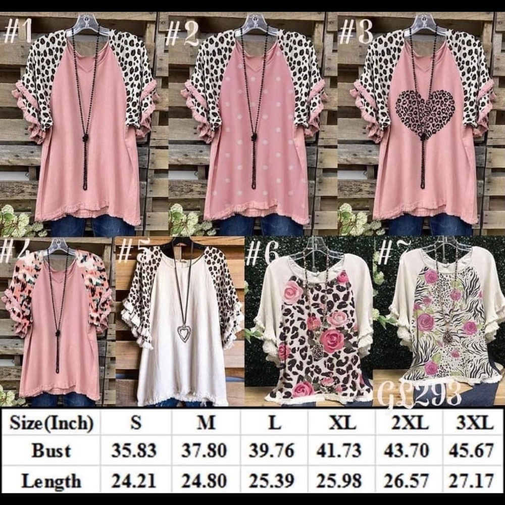 Boutique Leopard Print and Cheetah Shirt